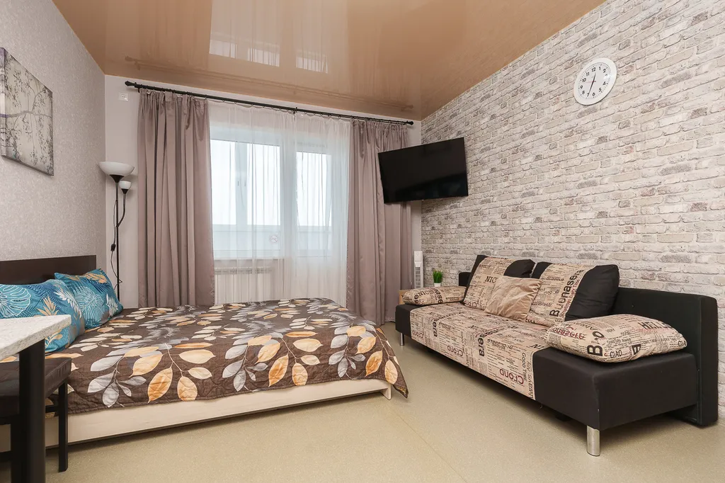 Квартира Квартира-студия 32 м² 2 кровати — Новосибирск