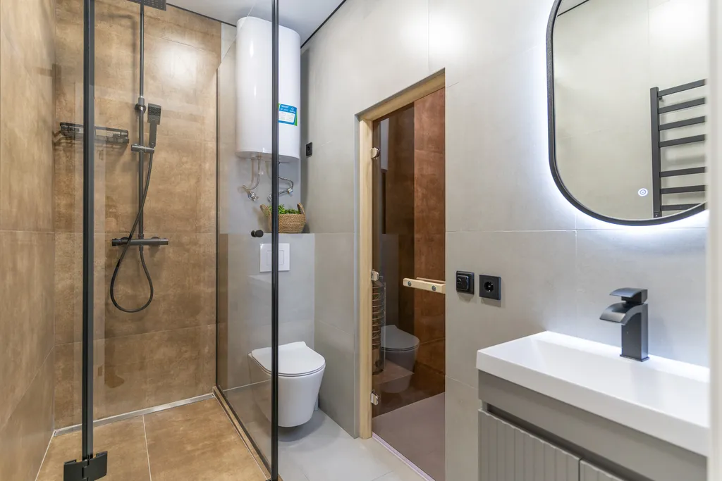 Однокомнатная квартира с мини-сауной