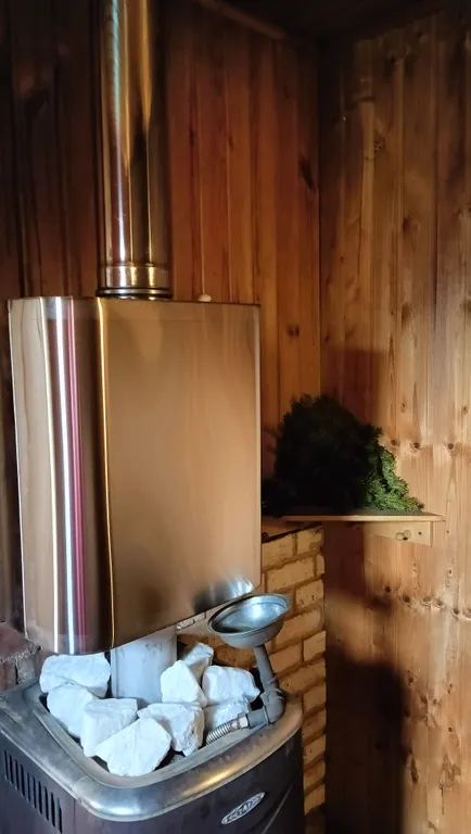 Уютный домик с русской баней и чаном