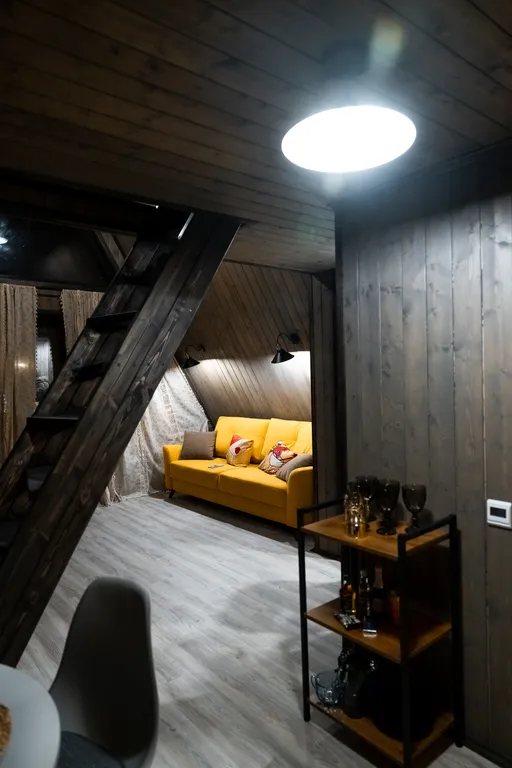 Дом А-Фрейм с террасой №4