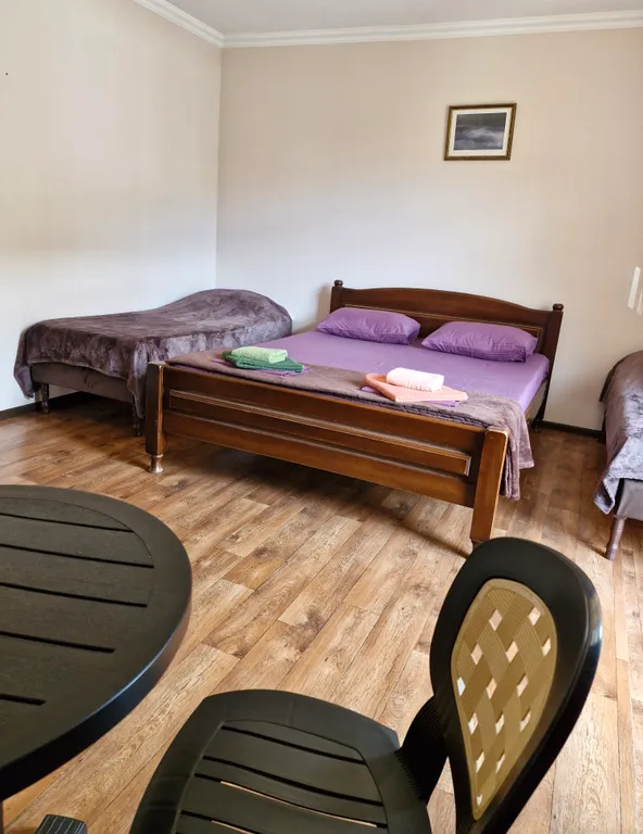 Семейная комната, с балкона вид на горы, с личным внешним санузлом