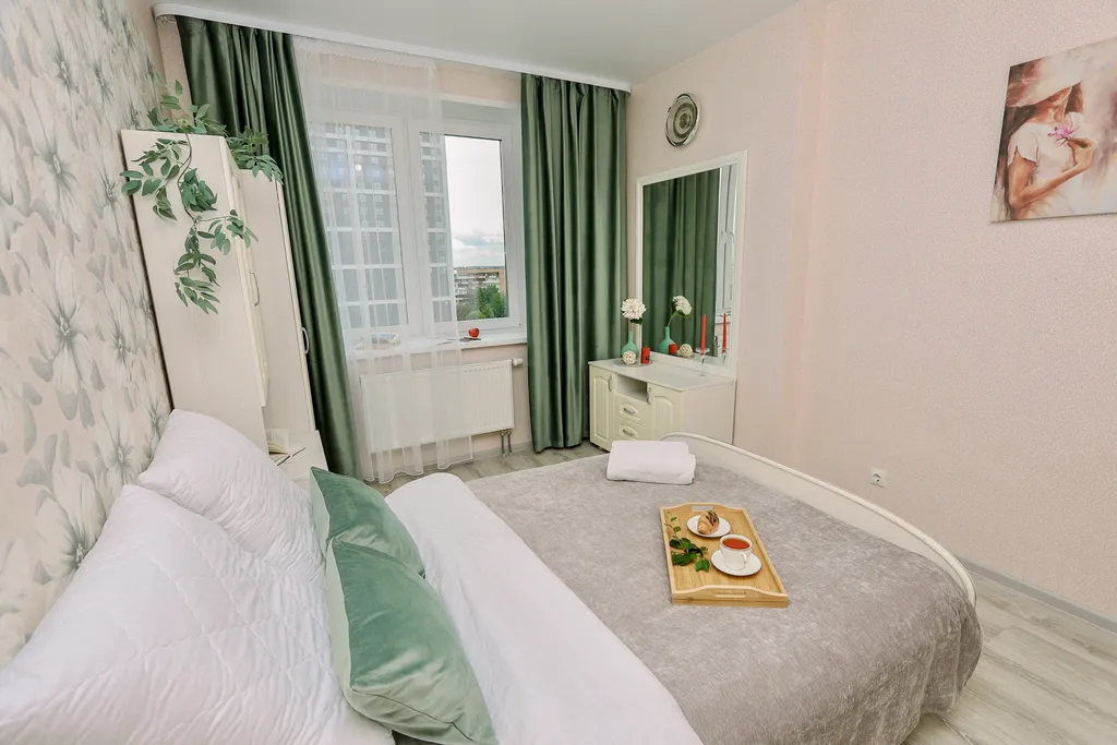 Очаровательная евродвушка с панорамным балконом