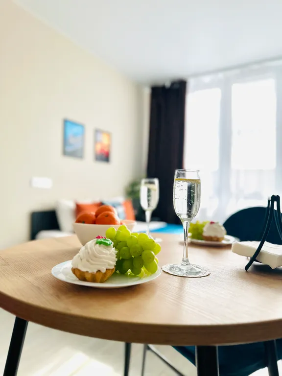 Студия на верхнем этаже