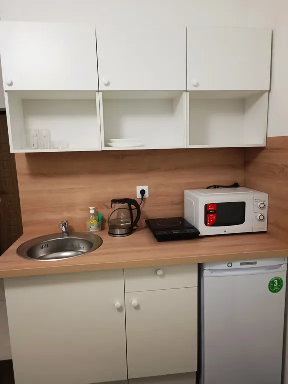 Удобная студия с большой кроватью у станции МЦД-4 Железнодорожная