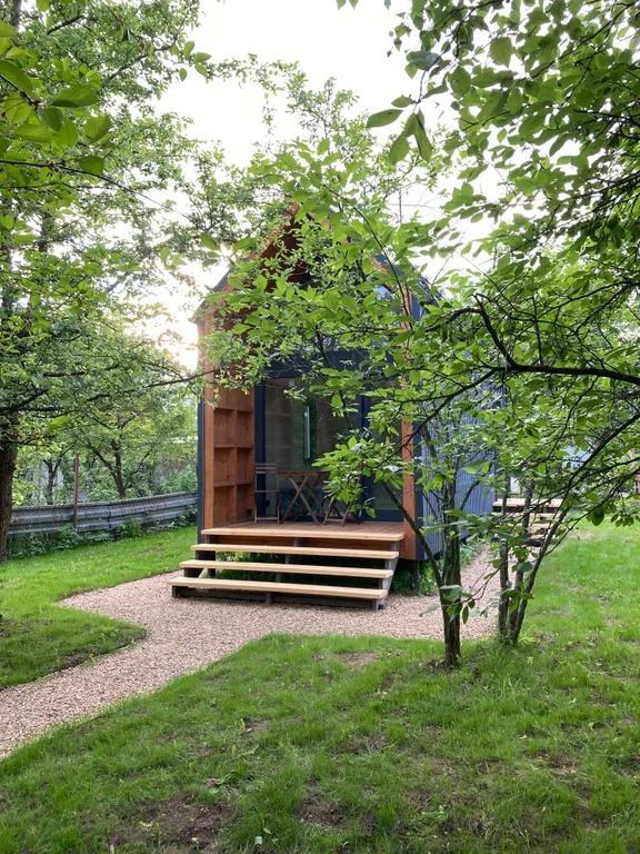 Коттедж Коттедж Новый барнхаус с баней — Манюхино