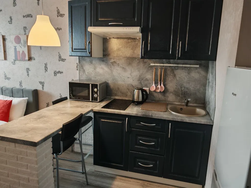 Уютная студия с красивым видом