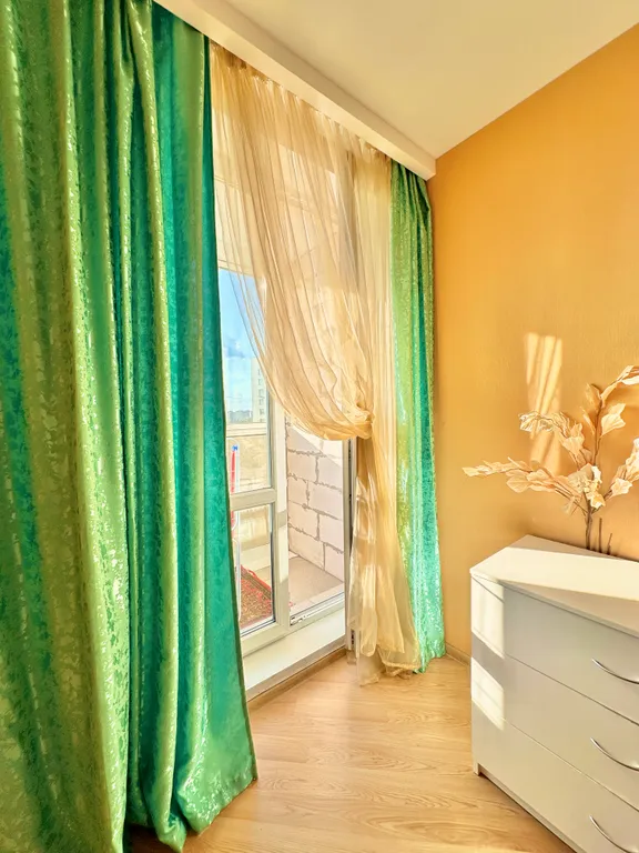 Евро 2-комнатная квартира с ярким интерьером