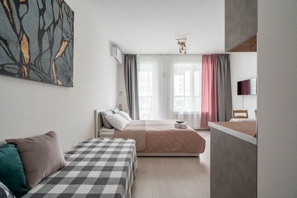 Квартира Квартира Svetlanovsky Studio — Санкт-Петербург