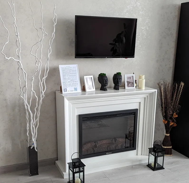 Квартира с камином в центре города