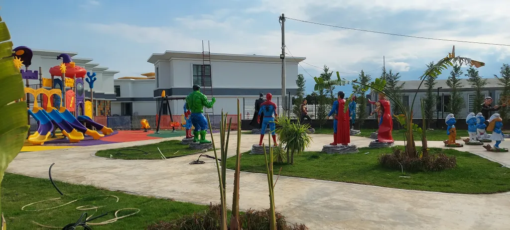 Квартира в Azura World c видом на бассейн и аквапарком