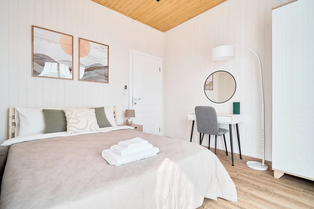 Дом у реки, с баней, чаном и зоной барбекю