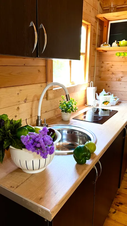 Уютный эко-коттедж под ключ Домик в деревне — аренда посуточно в Псырцха