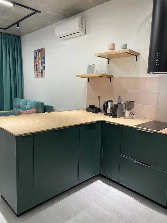 Апартаменты "Пикассо" - индустриальный шик с яркими акцентами