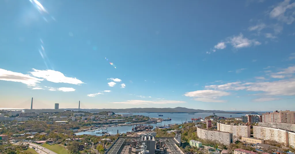Квартира Квартира Высокий этаж, возле театра и моста — Владивосток