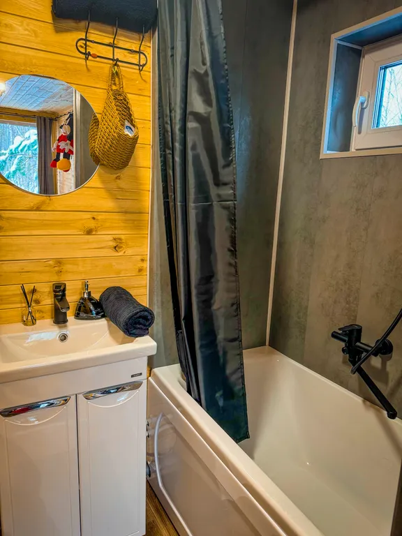 Лесной дом Микки с личной баней и чаном