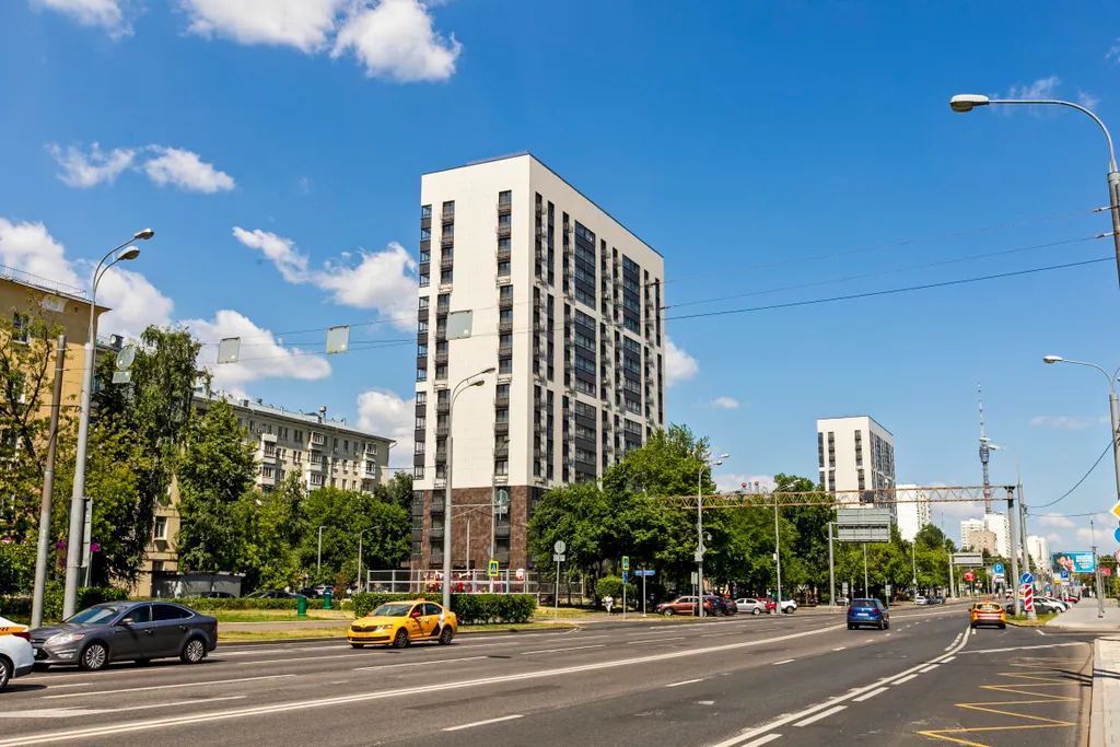 Квартира Квартира Great view 2-rooms Apartment 2 Min Walk to Raykin Plaza — Москва