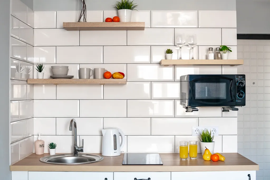 Современная студия с видом на бухту Золотой рог