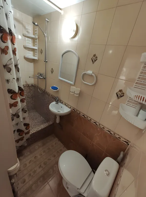 Квартира Однокомнатная квартира с личным двориком на набережной Терешковой — Евпатория