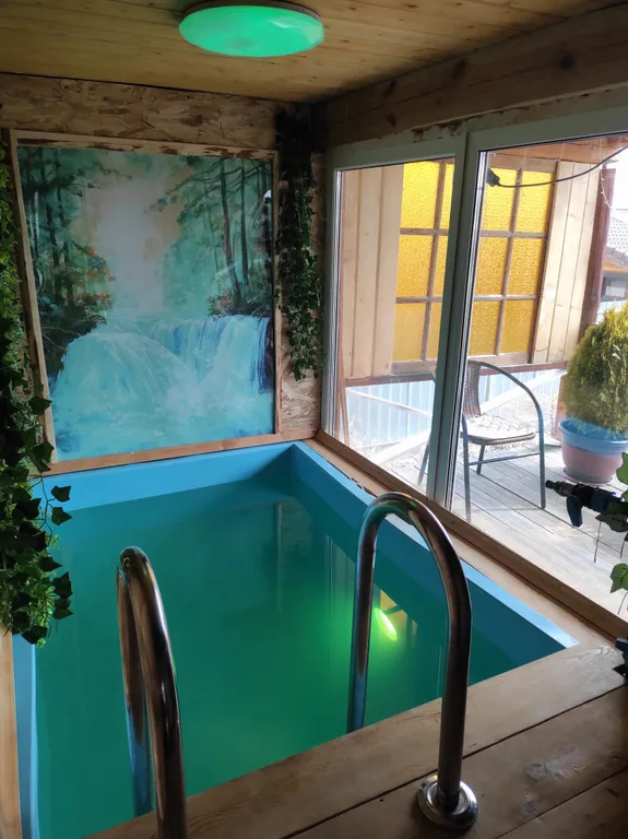 Коттедж Эко дом с баней и бассейнами рядом с Санкт-Петербургом — Кискелово