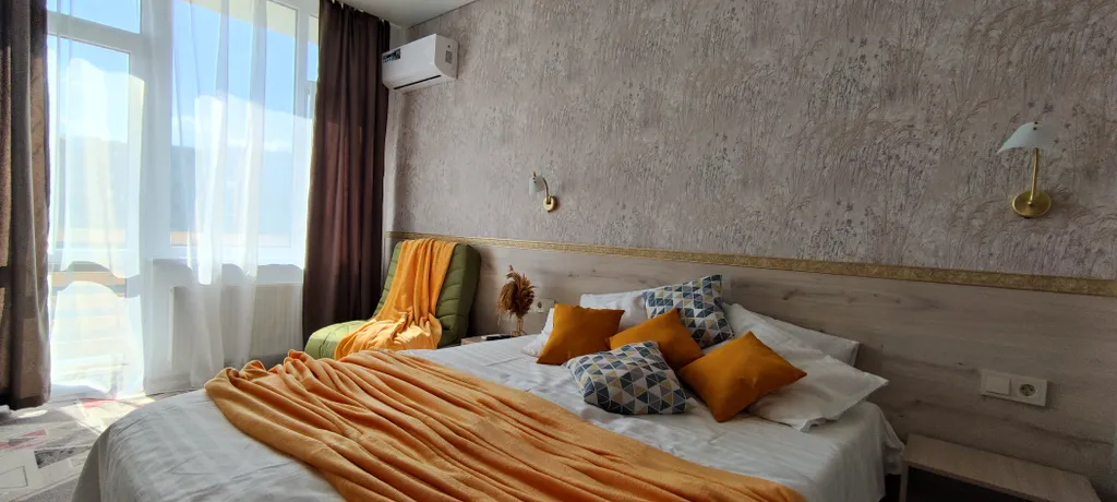 Квартира Квартира Две спальни с балконами отпление кухня стиралка парковка мангальн — Судак