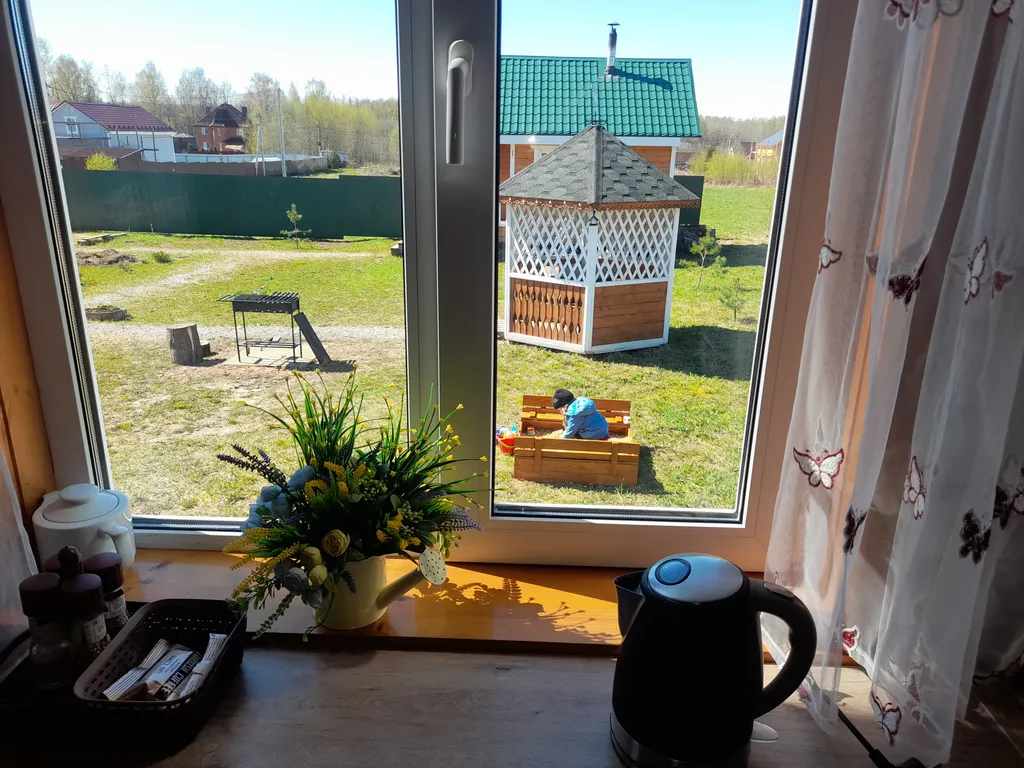 Уютный домик с отдельно стоящей русской баней на дровах и банным чаном