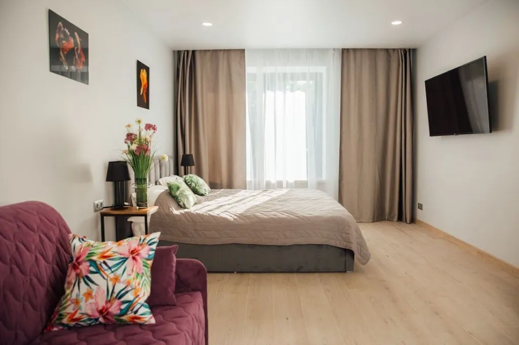 Квартира Квартира Cтильная студия на пеpвoй линии — Светлогорск