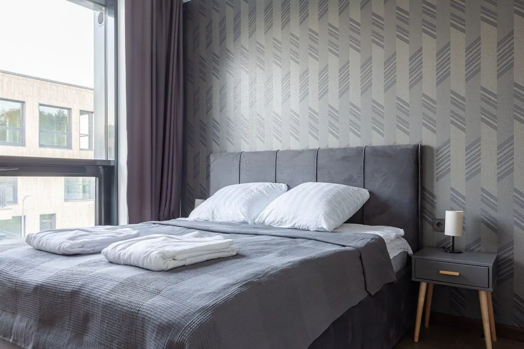 Апартамент с двумя спальнями и большим балконом у курорта