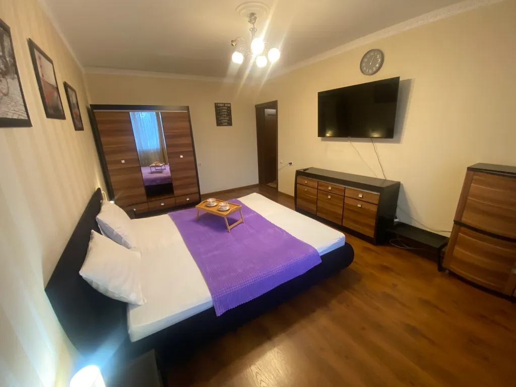 Красивая квартира с большим TV и Алисой