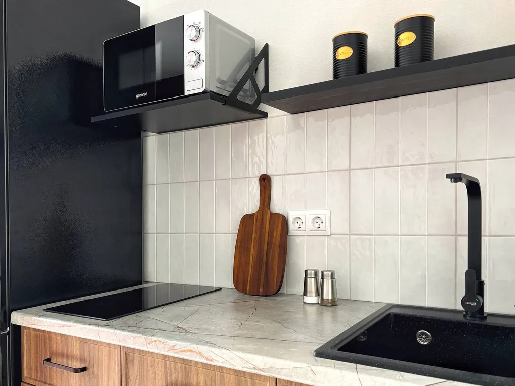 Евродвушка с трендовым дизайном для 4-х гостей. Скидка от 3-х суток!