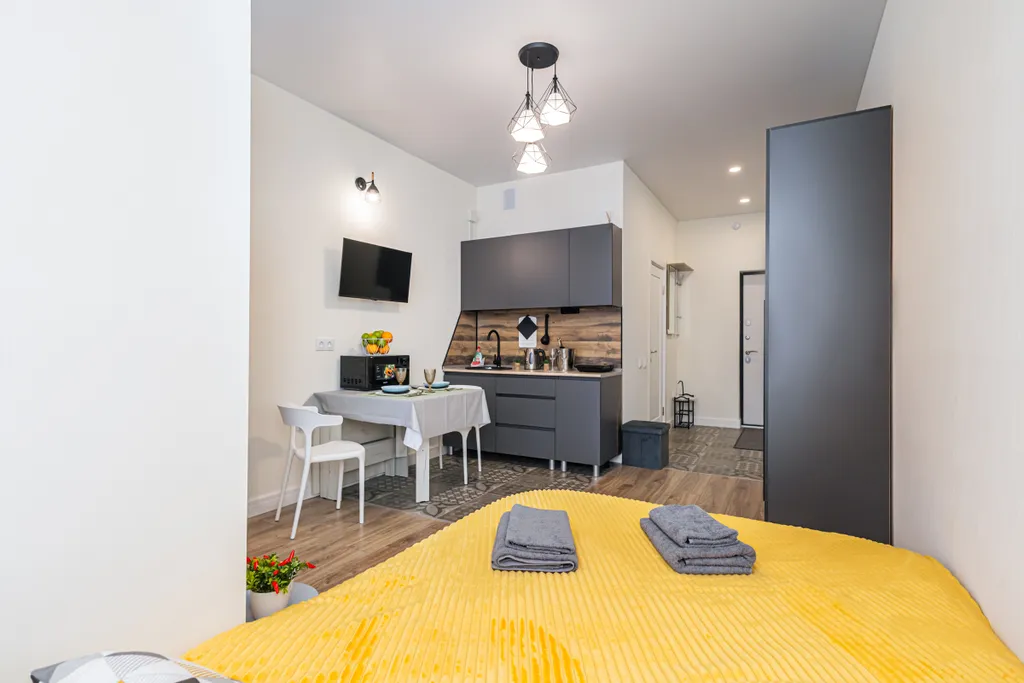 Квартира Квартира Уютная студия у метро Потапово — Москва