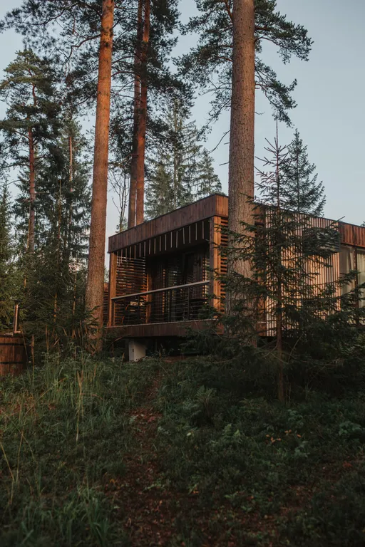 Коттедж Дом с одной спальней на 1 линии с видом на озеро — Приморск