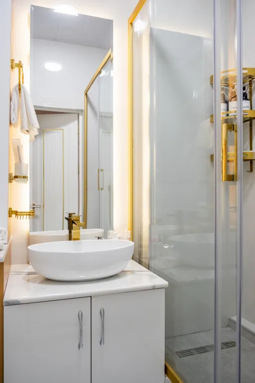 Современная студия с панорамой Tashkent City