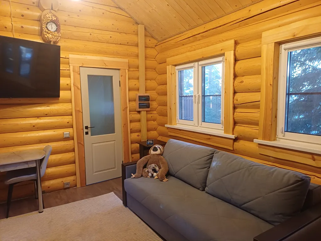 Дом в сосновом лесу