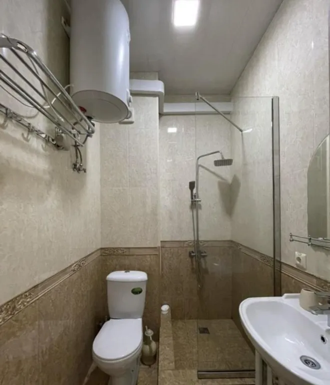 Апартаменты с видом на море с балконом на побережье Каспийского моря