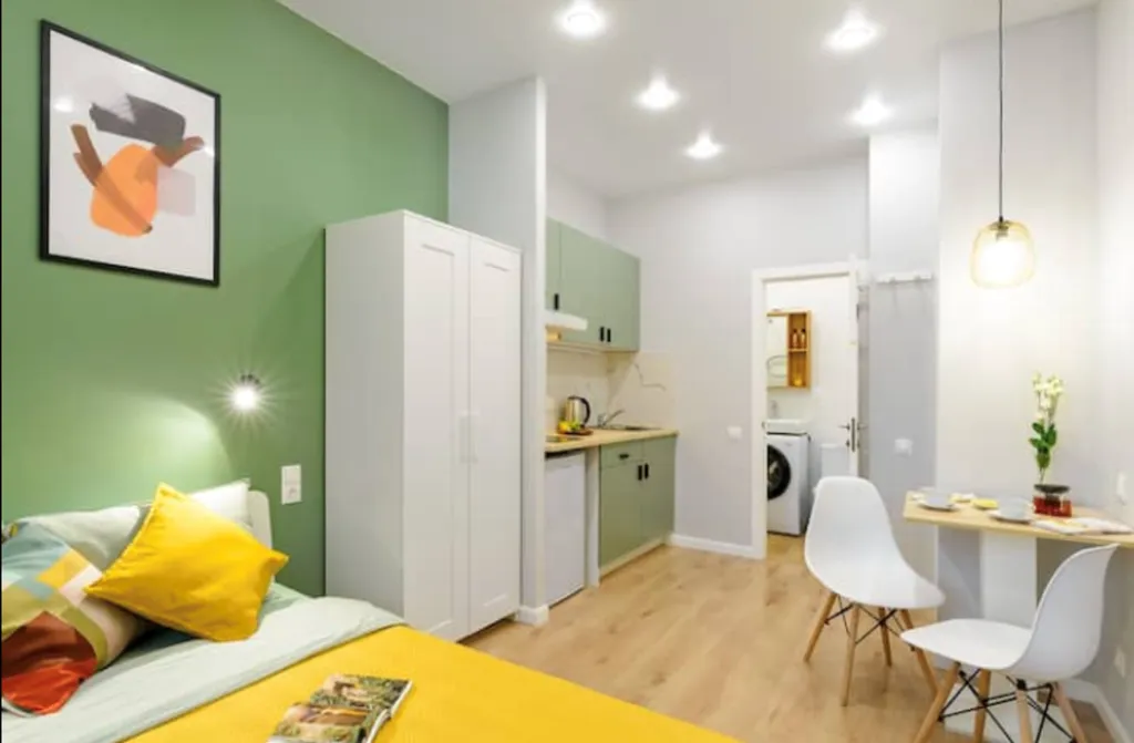 Квартира Квартира Уютная студия крокус — Песочный