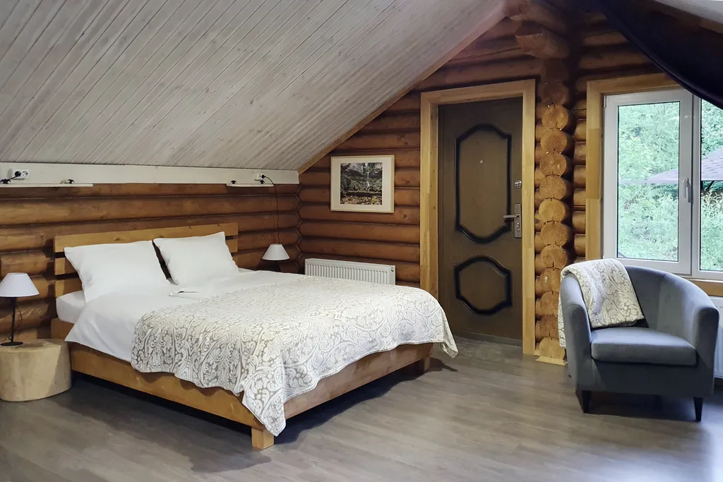 Коттедж Коттедж Сруб под пихтами — Мезмай