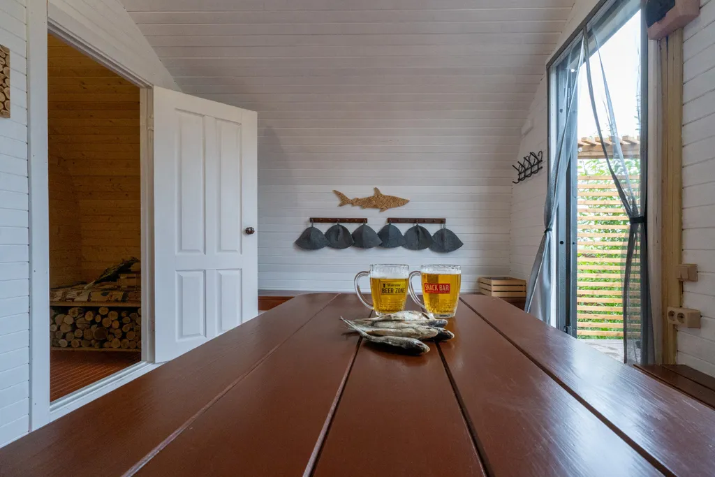 Уютный дом с русской баней и горячей купелью