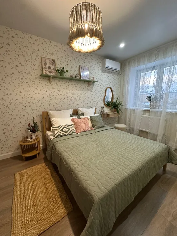 Уютная и красивая  квартира  «цветочный луг»!