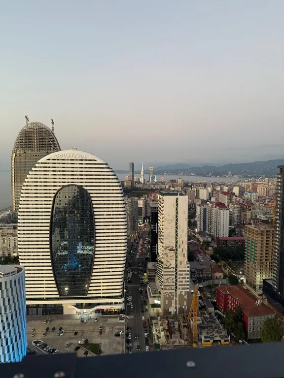 Апартаменты orbi city d1, 39 этаж, с видом на море и старый батуми