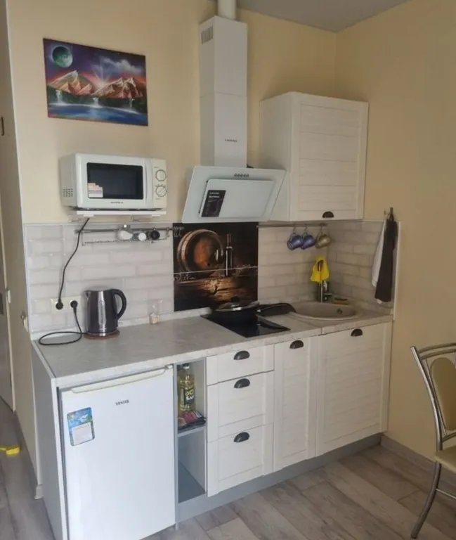 Апартаменты с кухней и панорамный видом на море и гору Ай-Петри