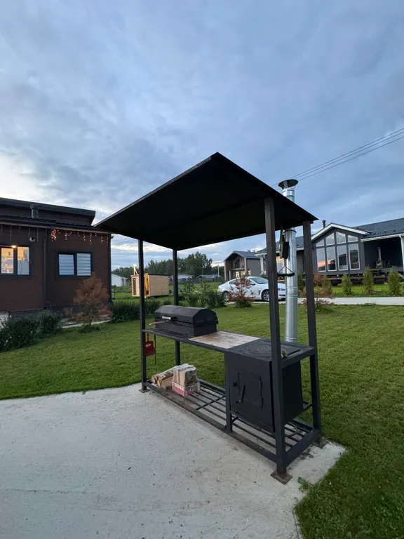 Дом География России с банным чаном на Истринском водохранилище