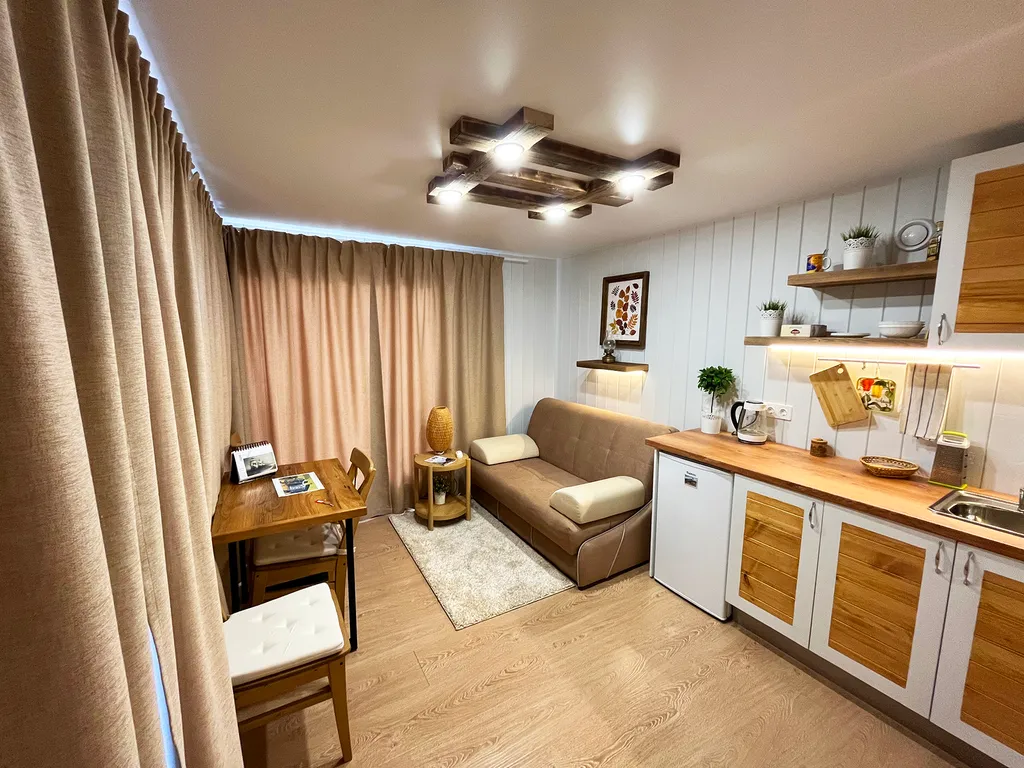 Двухкомнатный дом с террасой