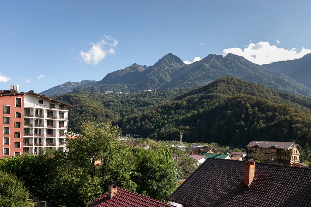 1-комнатная квартира с видом на горы