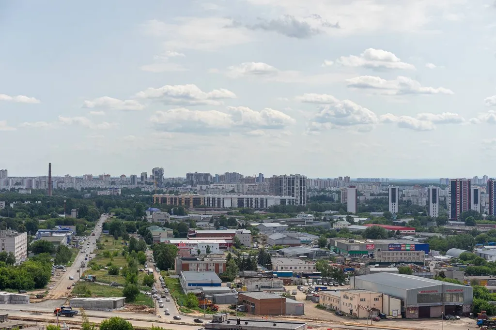 Квартира Квартира с видом на город около ТЦ Мега — Казань