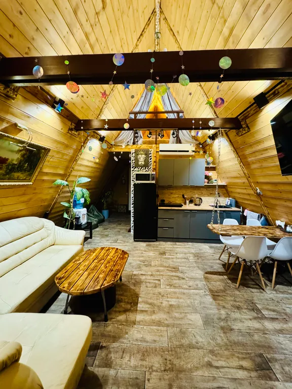 Уютный A-frame дом