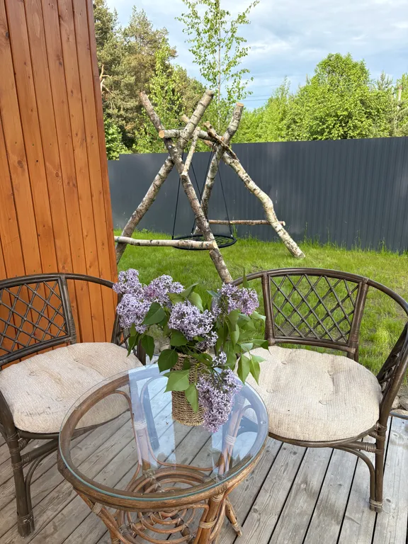 Коттедж Уютный коттедж с сауной и купелью — Бугры