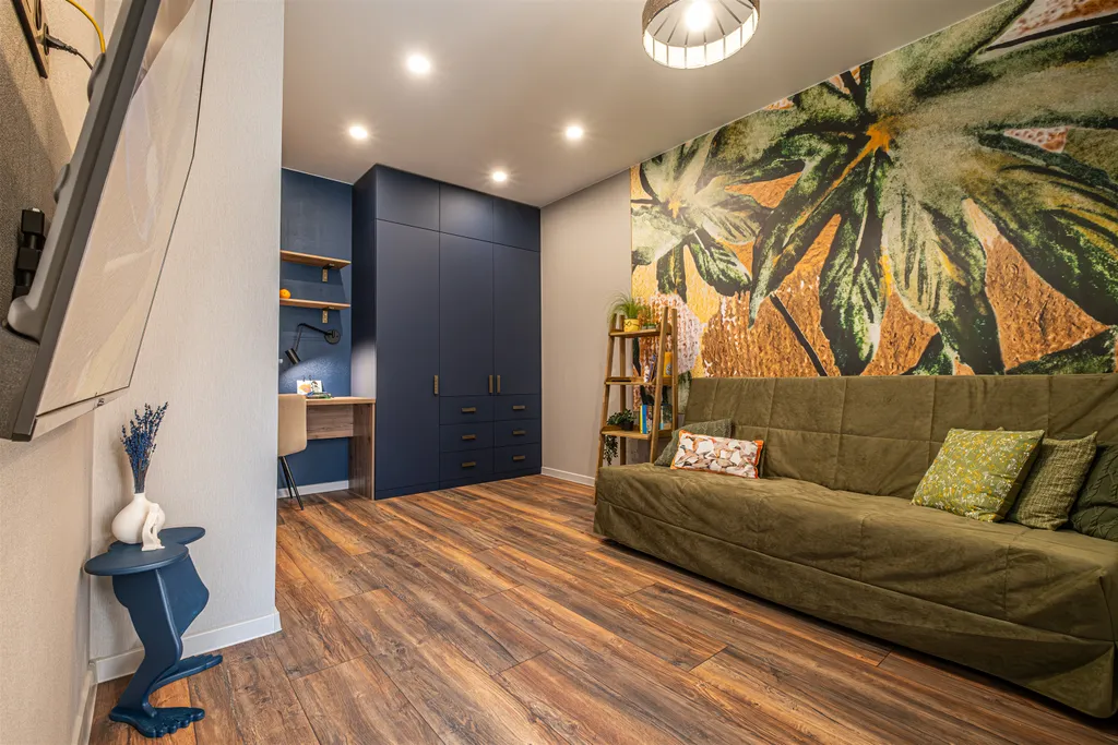 Квартира с уникальным дизайном и творческой концепцией