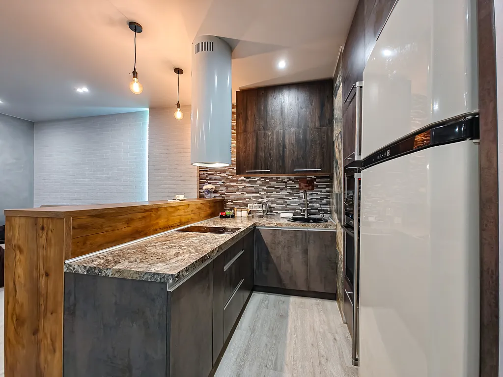 Масштабная двухкомнатная с кроватью super king-size в ЖК Дождь