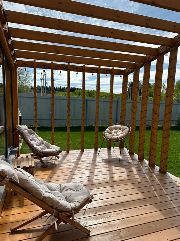 Коттедж Дом с террасой на берегу реки — Логиново