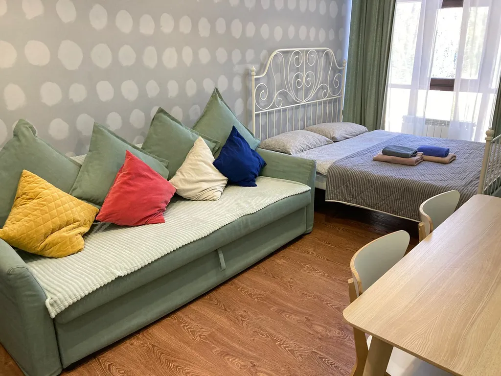 Уютная студия, в центре Домбая, в двух минутах от канатной дороги